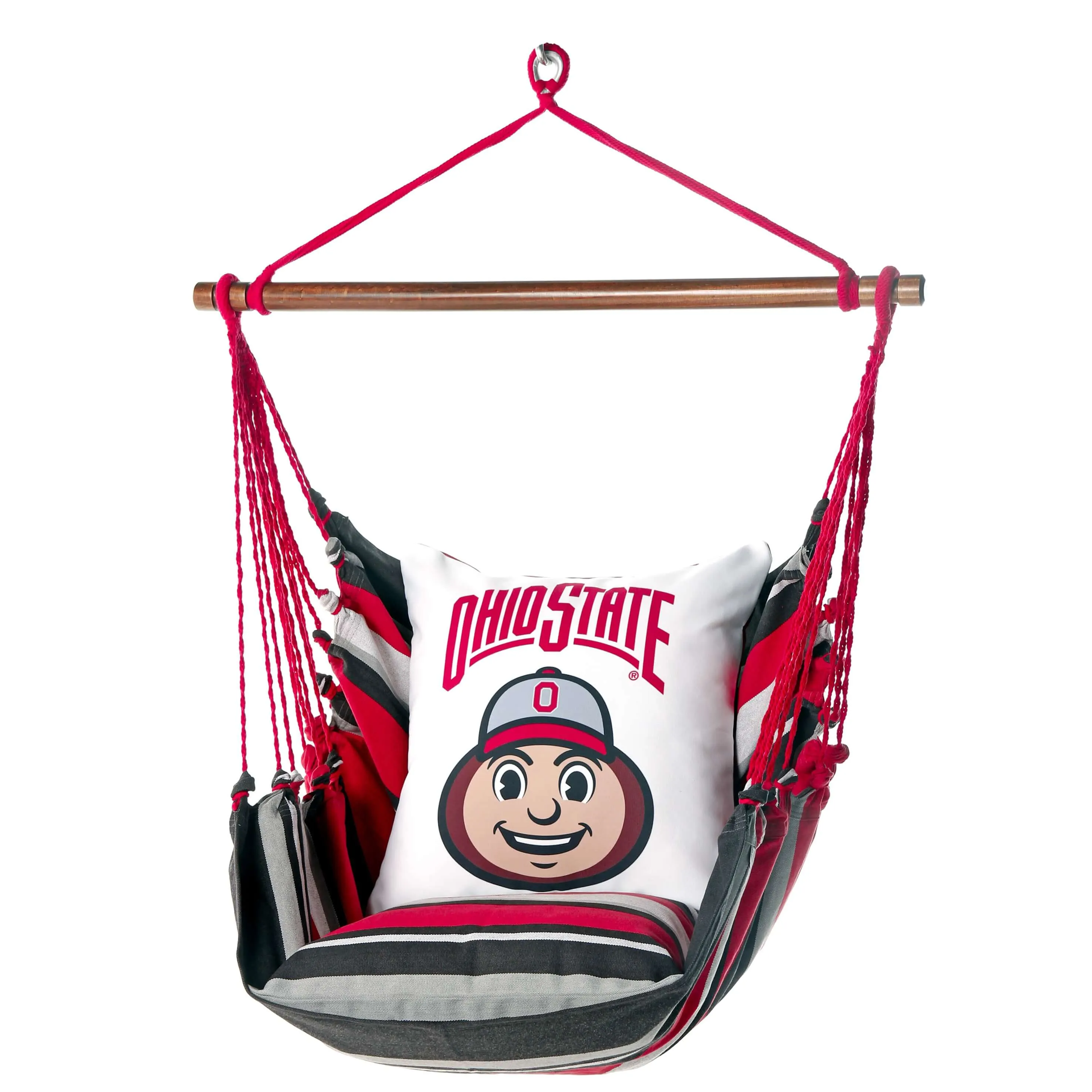 Ohio State Buckeyes Mascot Hanging Chair Swing | BRUTUS