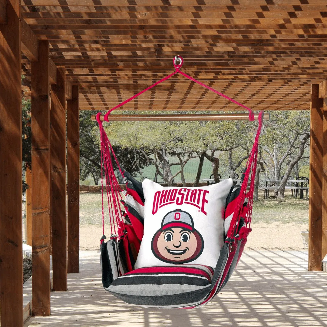 Ohio State Buckeyes Mascot Hanging Chair Swing | BRUTUS