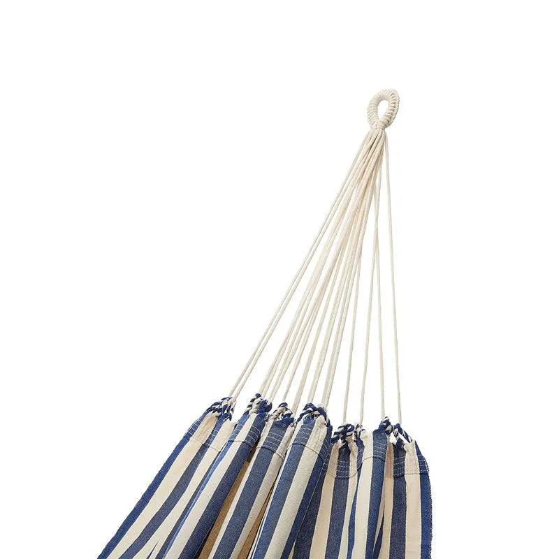 Outdoor Anti Roll Balance Beam Cotton Hammock 1831206 Blue