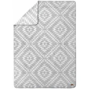 Pendleton Sherpa Fleece Throw - Plush-Rancho Arroyo - Grey - 50'' X 70''