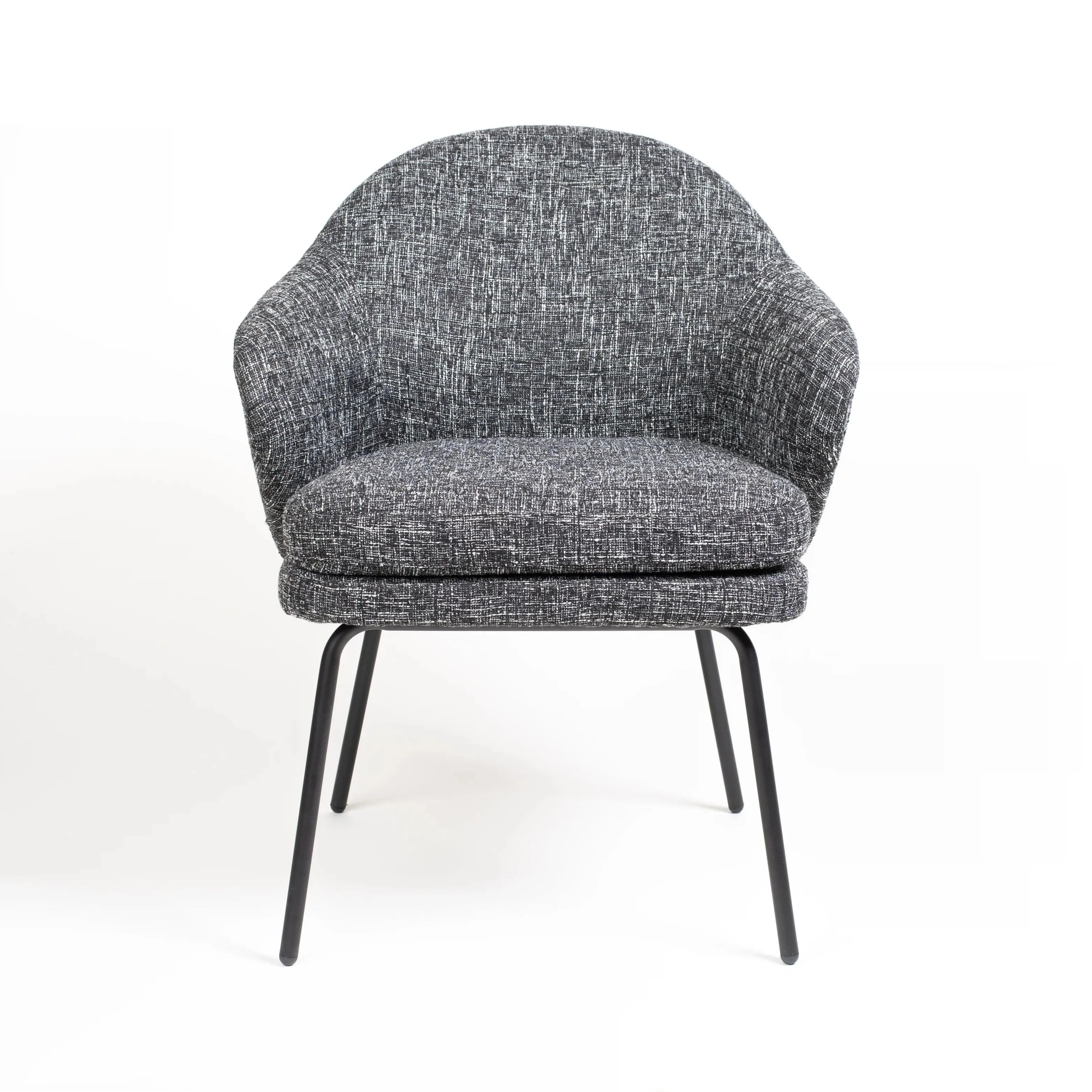 PENELOPE Light Grey Fabric Dining Chair