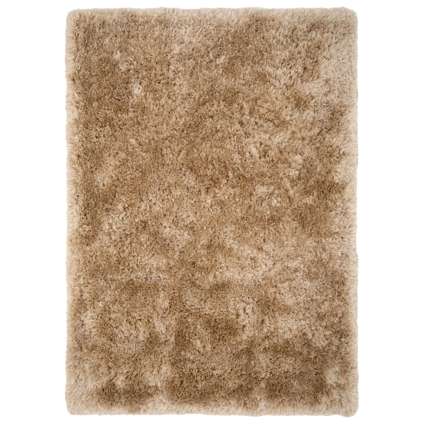 Plush Soft Cream Shaggy Area Rug - Zia