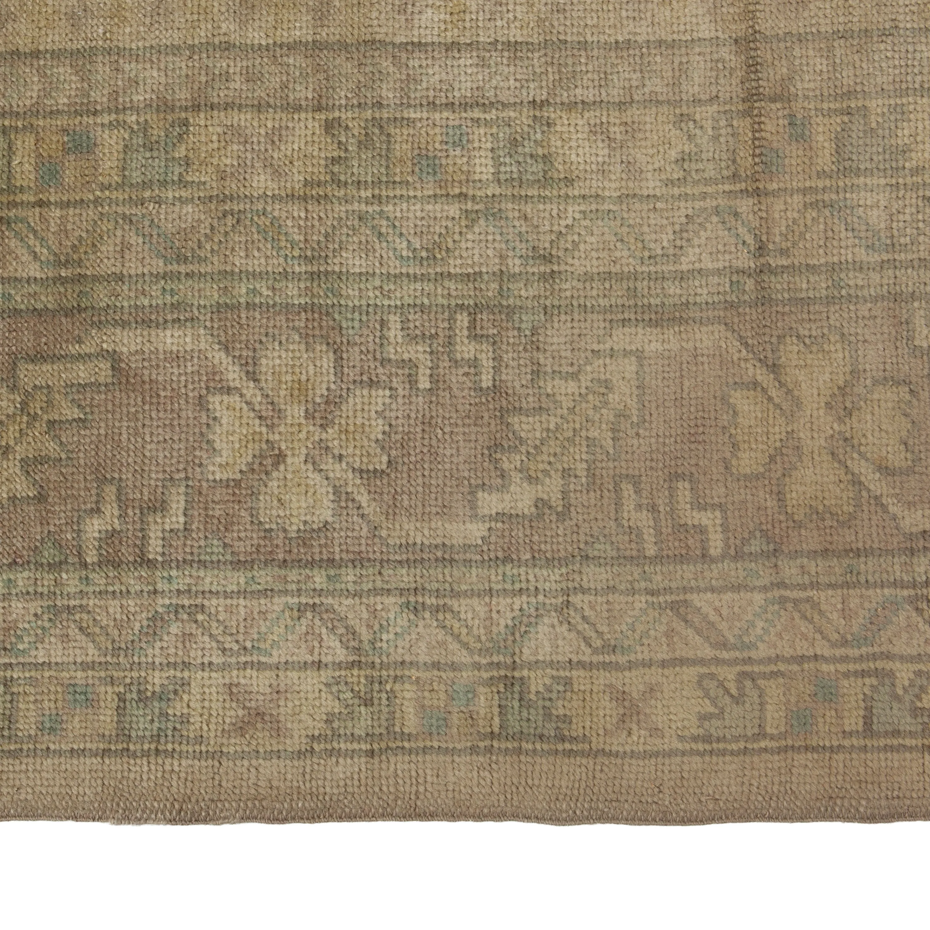 Sage Vintage Traditional Wool Rug - 14'6" x 15'5"