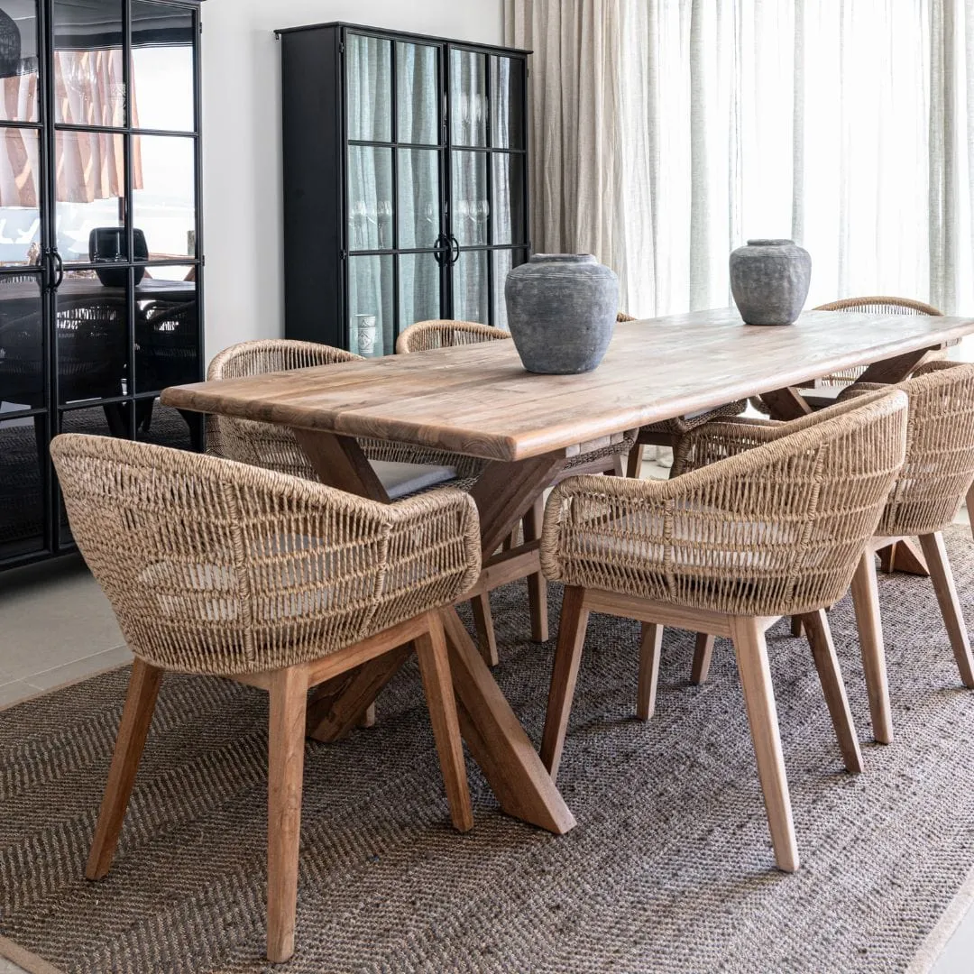 Sahara Recycled Teak Dining Table