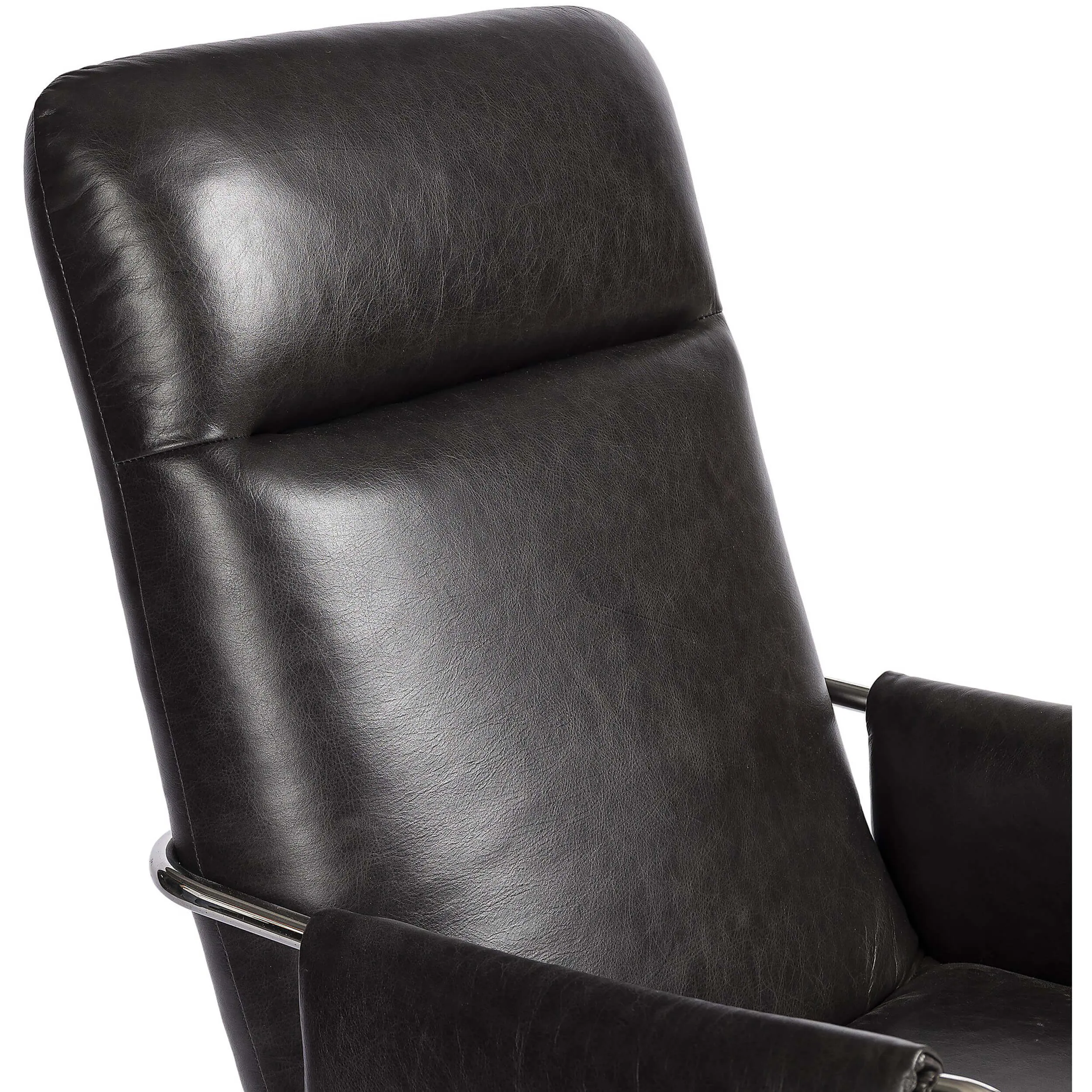 Sherman Leather Desk Chair, Sonoma Black