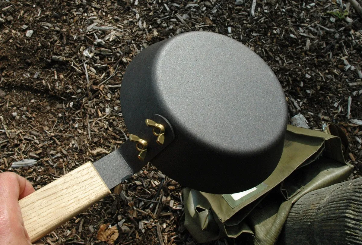 Shropshire Made 8” Iron Pan with Satchel