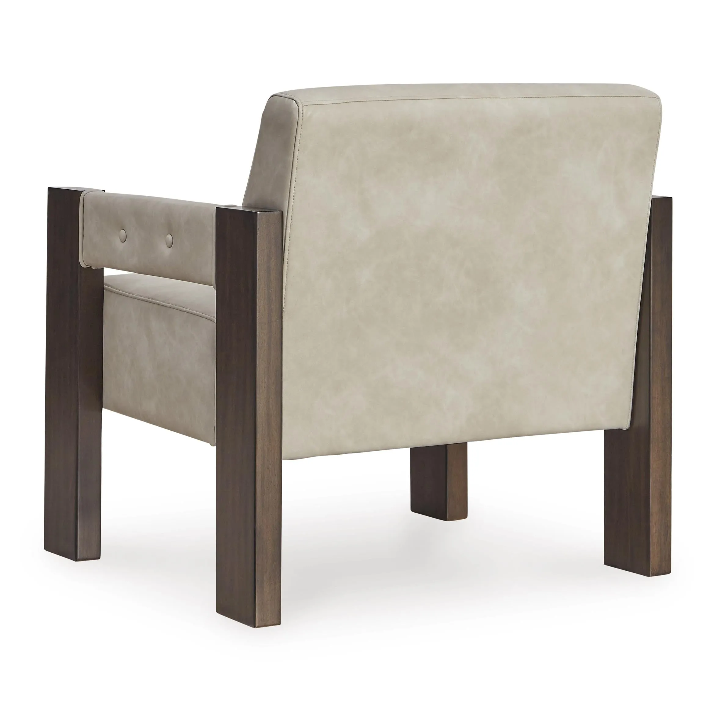 Signature Design by Ashley Adlanlock Stationary Leather Look Accent Chair A3000694