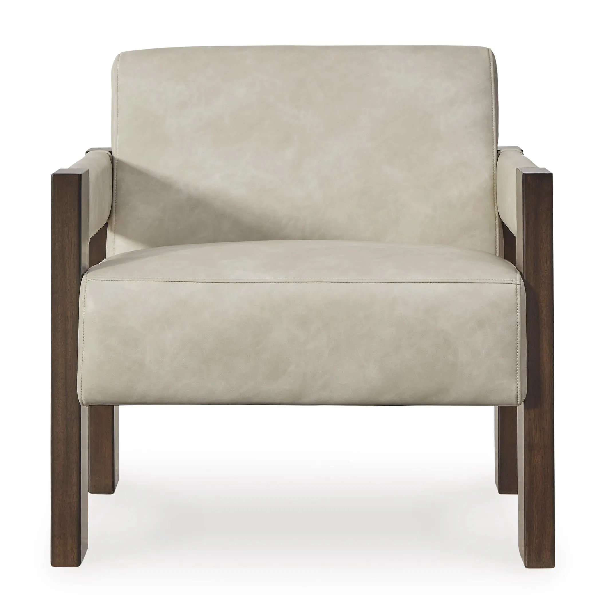 Signature Design by Ashley Adlanlock Stationary Leather Look Accent Chair A3000694