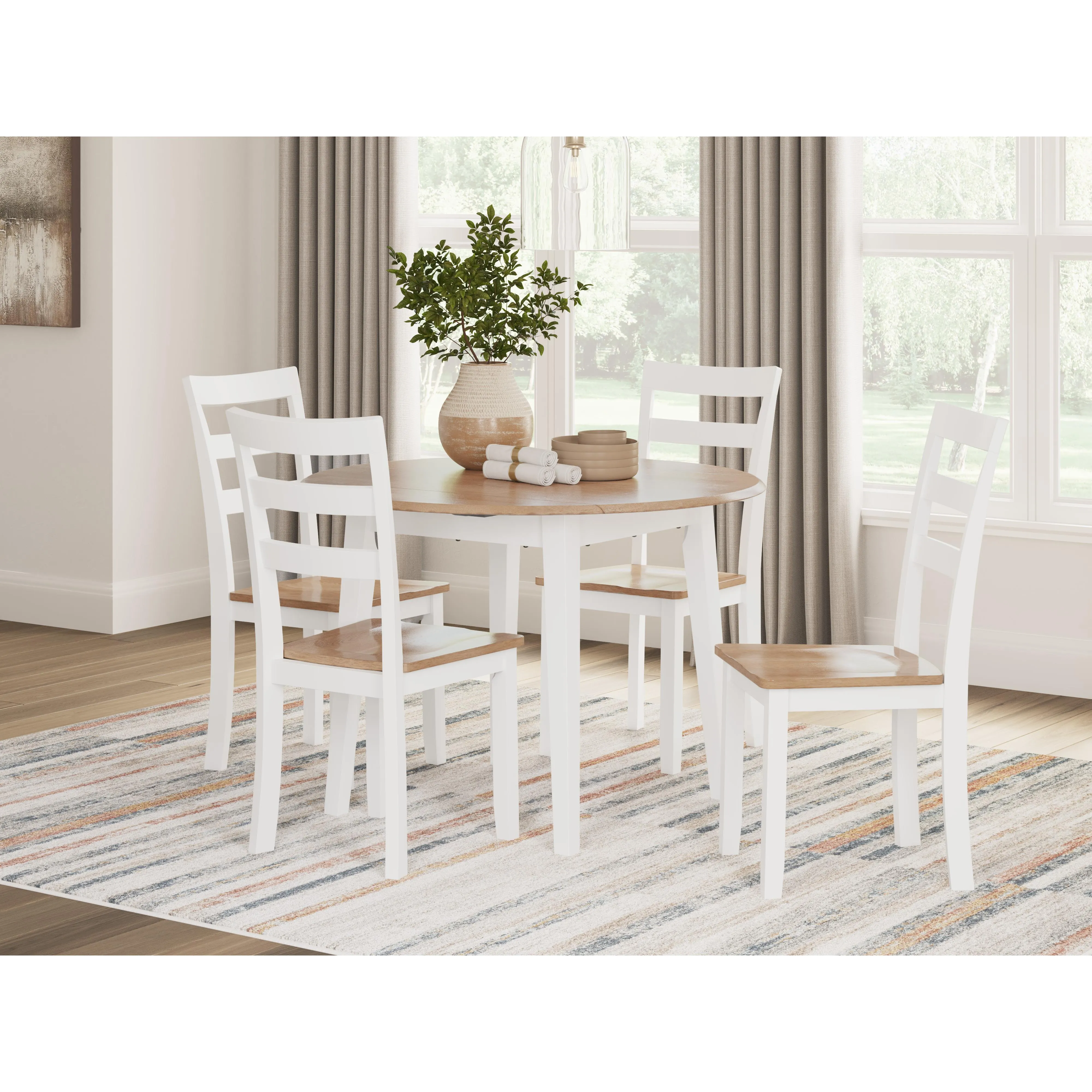 Signature Design by Ashley Gesthaven D398D4 3 pc Dining Set