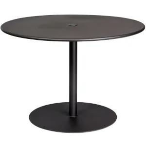 Solid Iron Top 42" Round Umbrella Table