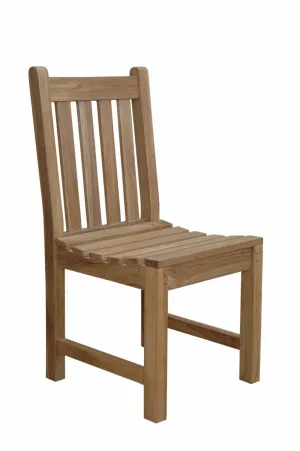 Solid Teak Braxton Dining Chair, 36 H x 17.25 W x 20 L, Delivered Free In 5 - 9 Working Days.