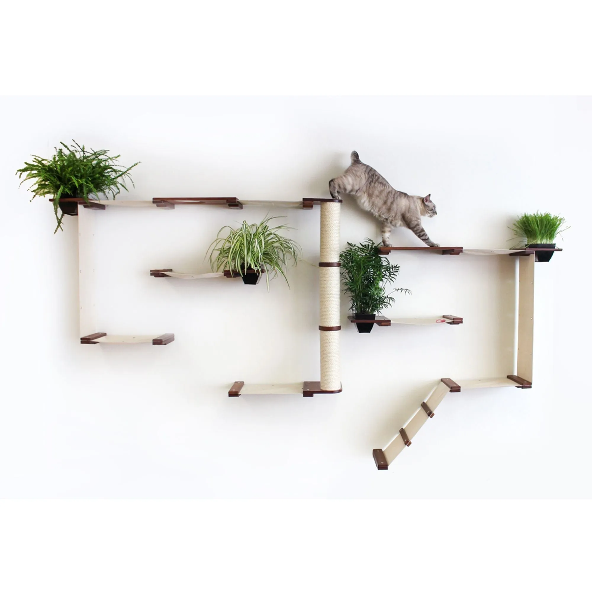 The Gardens Cat Condo (Wall-Mounted Cat Tree) - by Catastrophic Creations