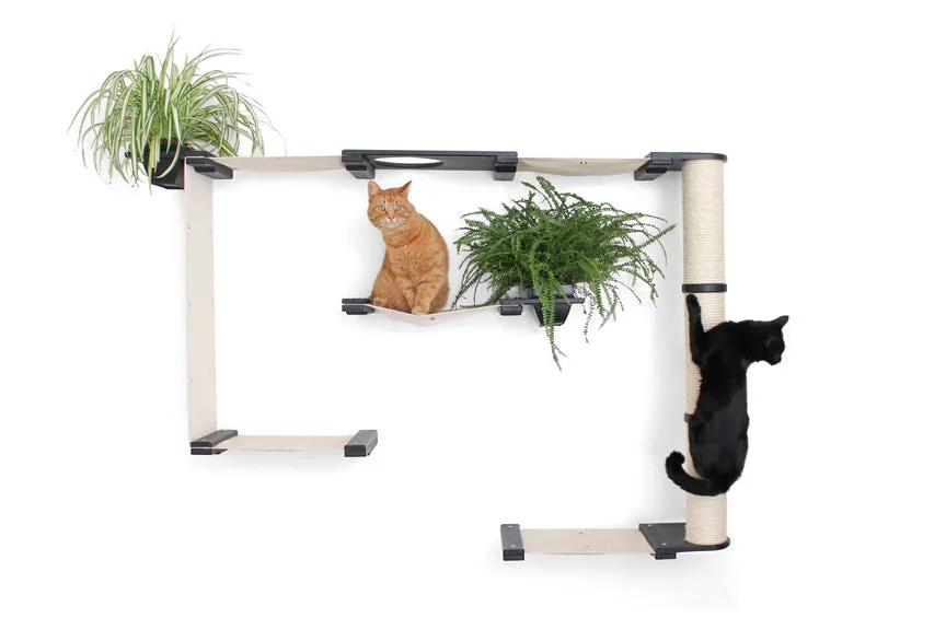 The Gardens Cat Condo (Wall-Mounted Cat Tree) - by Catastrophic Creations