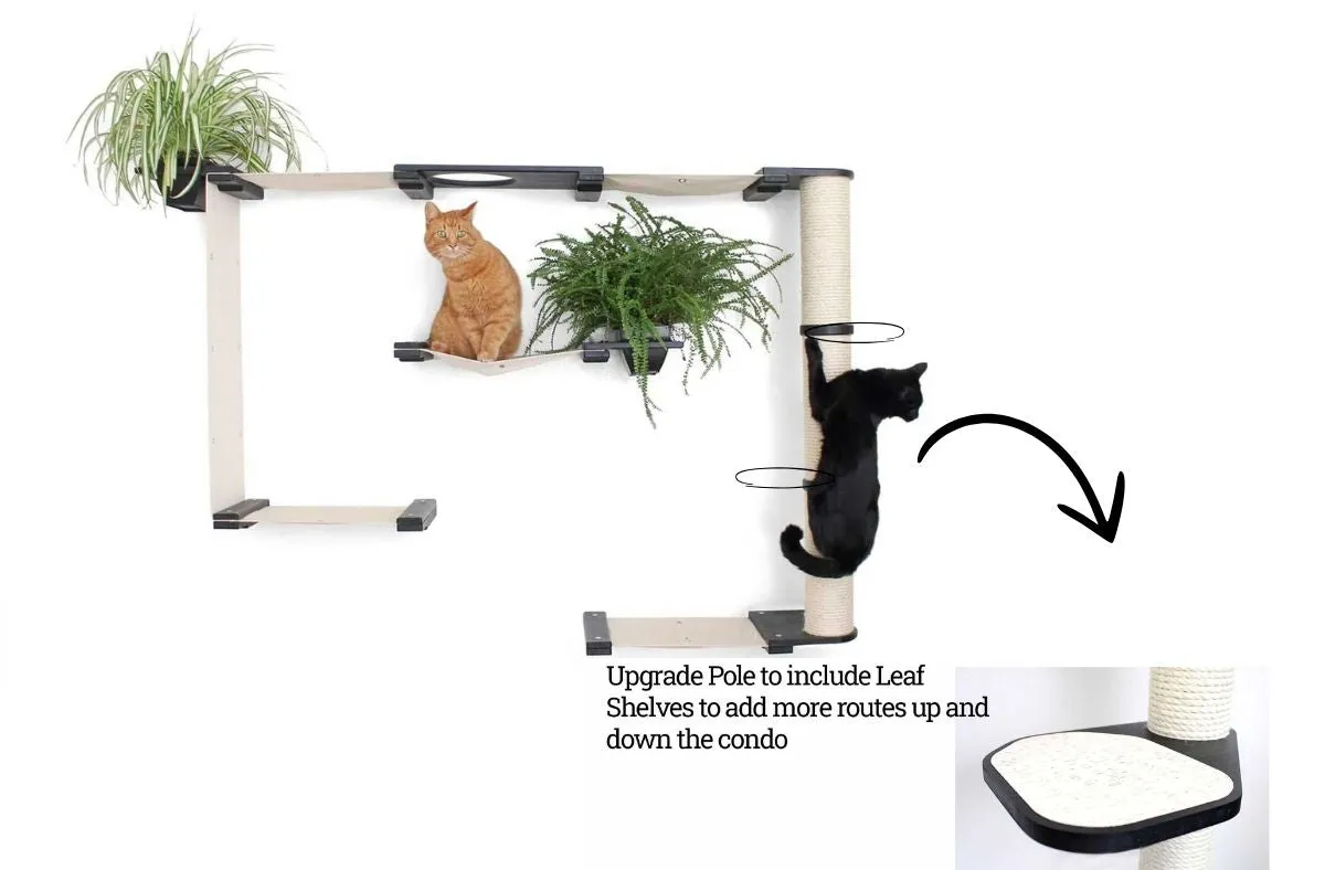 The Gardens Cat Condo (Wall-Mounted Cat Tree) - by Catastrophic Creations