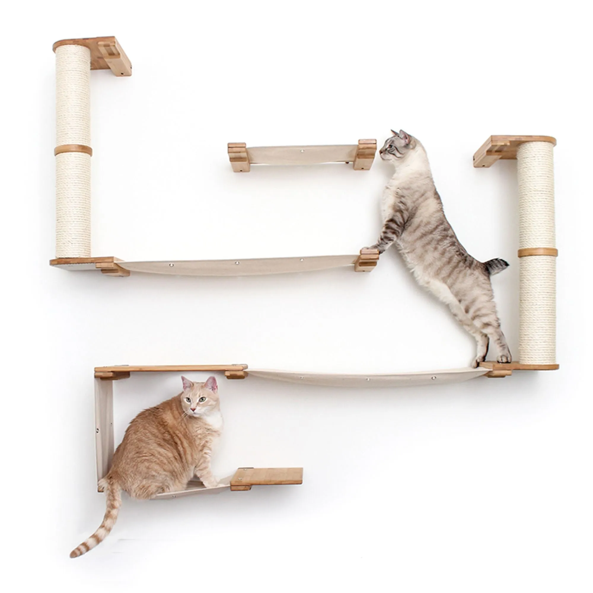 The Roman Cat Condo (Wall Mounted Cat Scratcher)