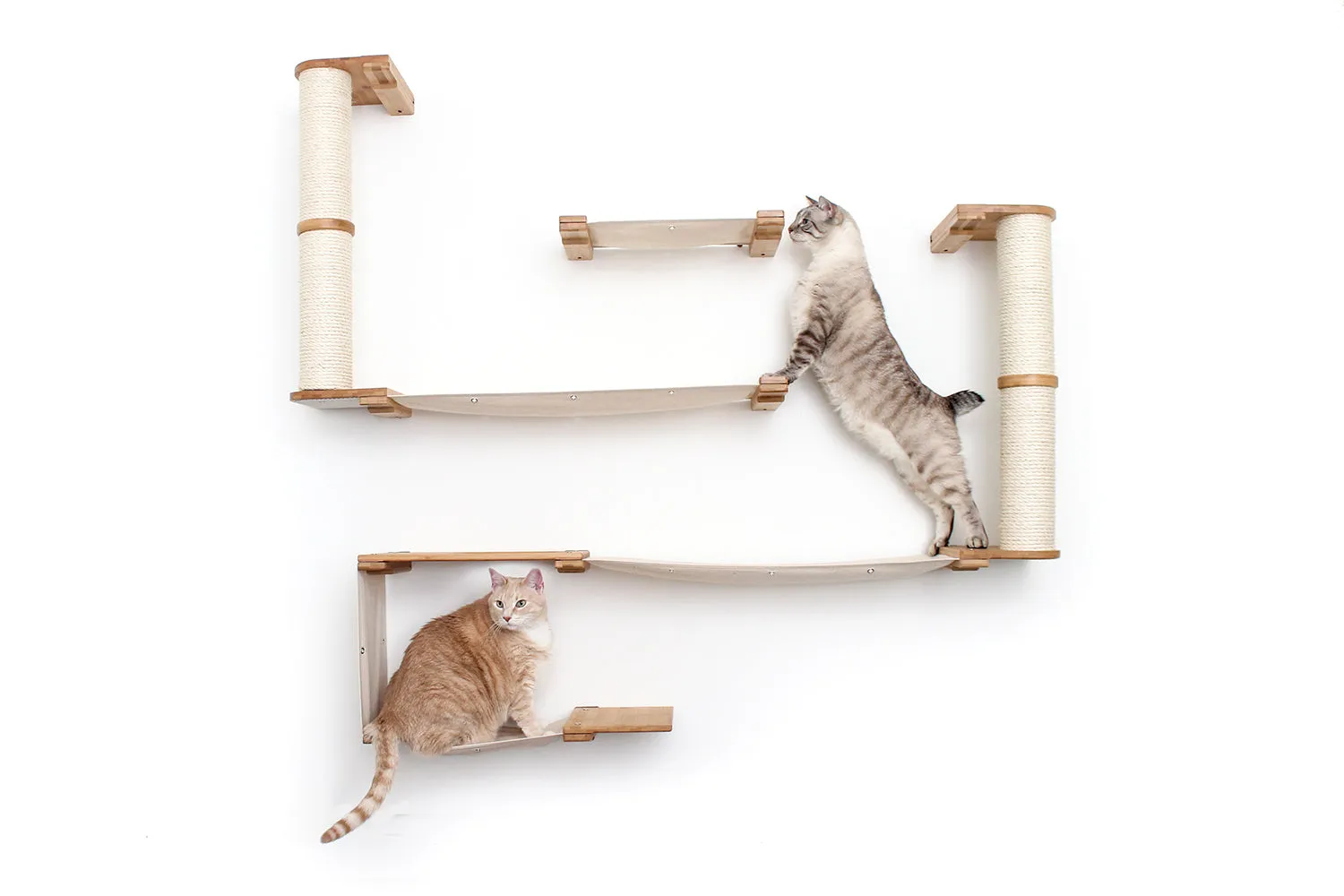 The Roman Cat Condo (Wall Mounted Cat Scratcher)