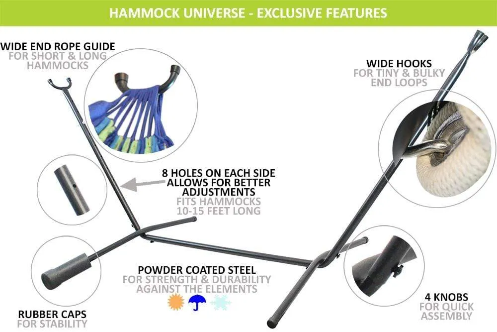 Universal Hammock Stand for Non Spreader Bar Hammocks - USED