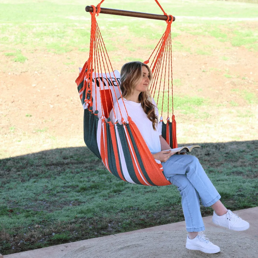 University of Miami Hurricanes Hanging Chair Swing | U MIAMI