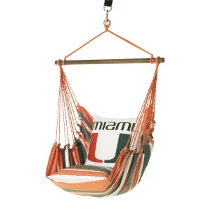 University of Miami Hurricanes Hanging Chair Swing | U MIAMI