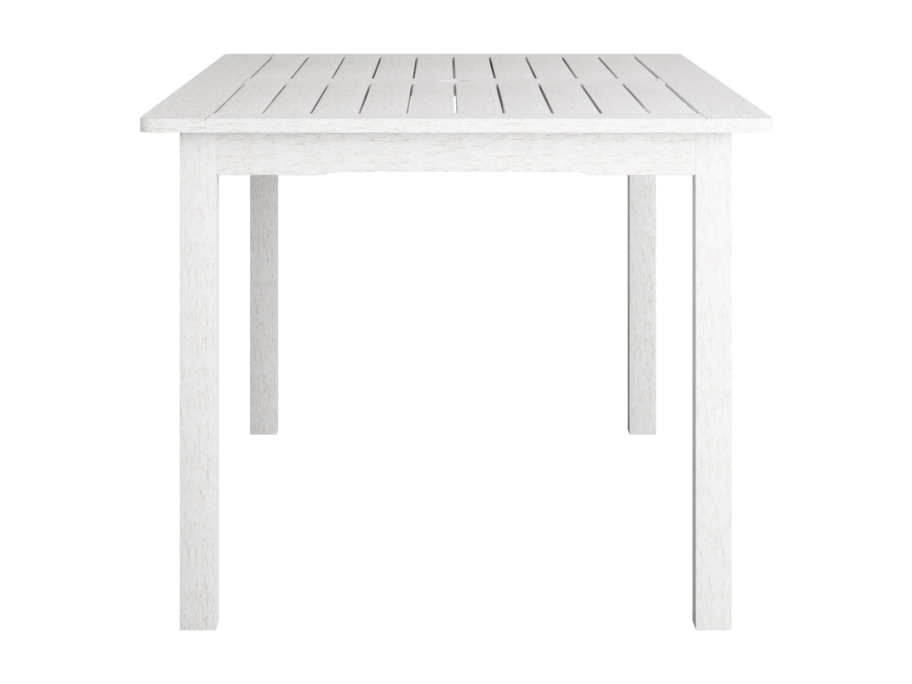 Washed White Outdoor Wood Dining Table