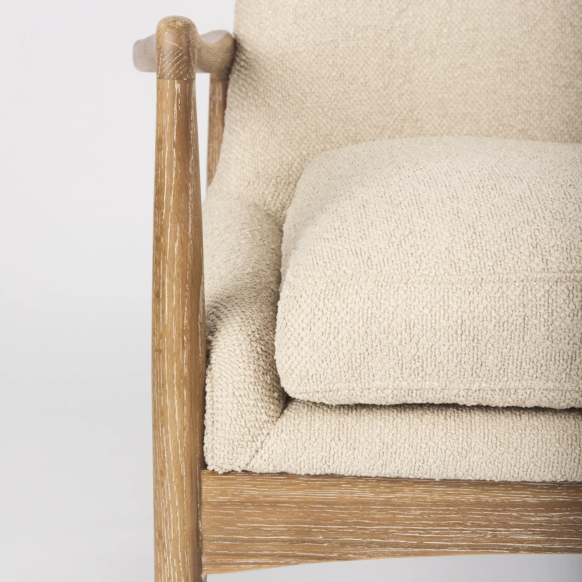 Westan Accent Chair | Cream Boucle